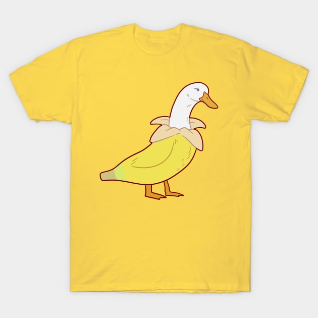 Banana Duck T-Shirt by saradaboru
